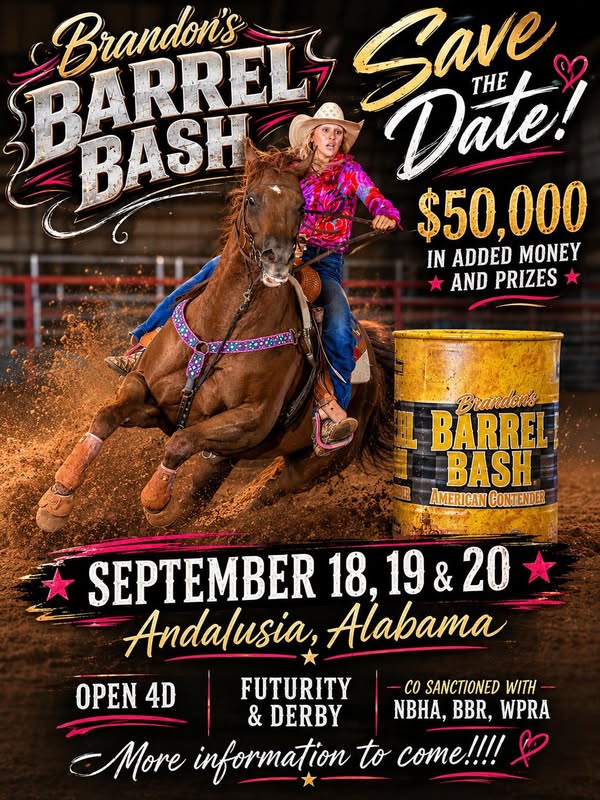 flyer for the fall barrel bash